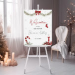 Winter Santa Baby Shower Welcome Sign<br><div class="desc">Discover our enchanting Winter Santa Baby Shower Welcome Sign collection. These signs are designed to add a cosy and festive touch to your winter wonderland-themed baby shower. Welcome your guests in style and set the tone for a heartwarming celebration of the new arrival. Step into a world of snowy enchantment...</div>