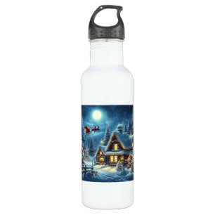 Winter/Santa/Christmas/Snow 710 Ml Water Bottle