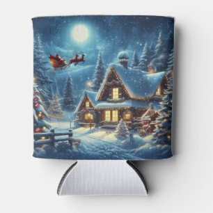 Winter/Santa/Christmas/Snow Can Cooler