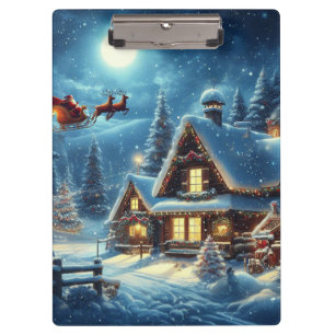 Winter/Santa/Christmas/Snow Clipboard