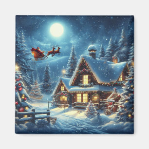 Winter/Santa/Christmas/Snow Magnet