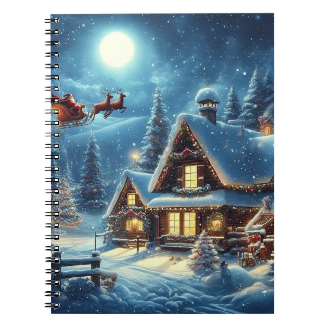 Winter/Santa/Christmas/Snow Notebook (Front)