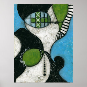 Winter Scarf Poster Wall Art