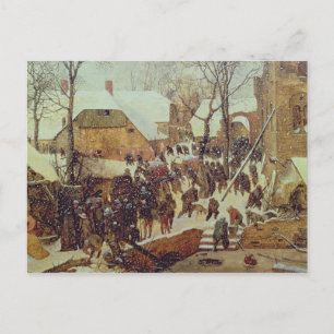 Winter Scene, 16th century Postcard