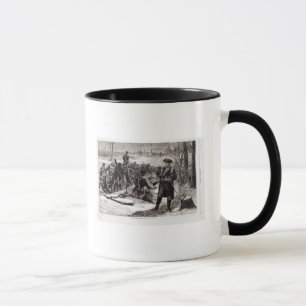 Winter Scene at the Continental Army Encampment Mug