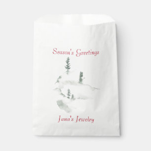 Winter Scene Business Gift Bag