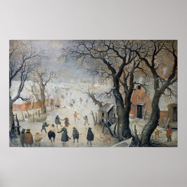 Winter Scene, c.1610 Poster (Front)
