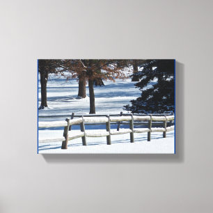 Winter Scene - canvas