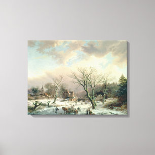 Winter Scene Canvas Print