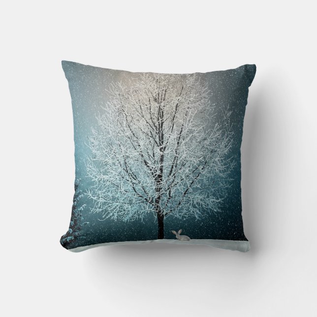 Winter Scene Cushion (Front)