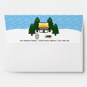 Winter Scene - Envelope