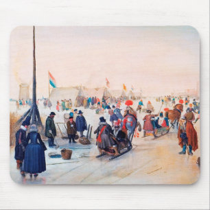 Winter Scene Fine Art Christmas Gift Mouse Mat