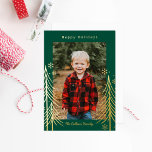 Winter Scene Foil Holiday Card Christmas Card<br><div class="desc">Celebrate the graduate in your life in style! Designed by Berry Berry Sweet (www.berryberrysweet.com). Visit our website for modern and stylish invitations,  announcements,  and personalised gifts.</div>