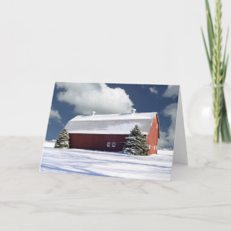Winter Scene Holiday Card