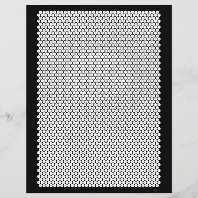 winter scene mystery colour mosaic colouring page (Front)