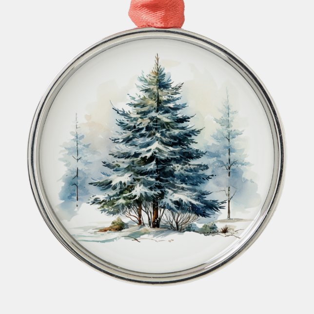 Winter Scene Ornament (Front)