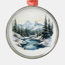 Winter Scene Ornament