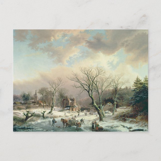 Winter Scene Postcard (Front)