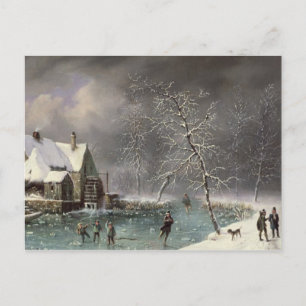 Winter Scene Postcard