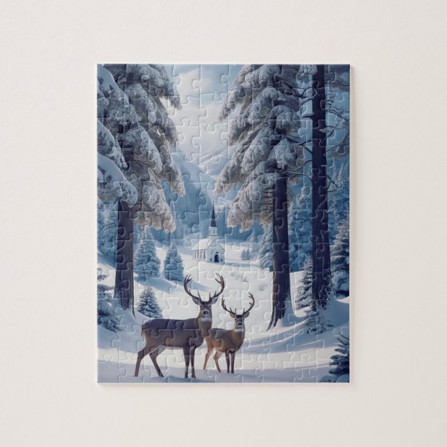 Winter Scene puzzle (Vertical)