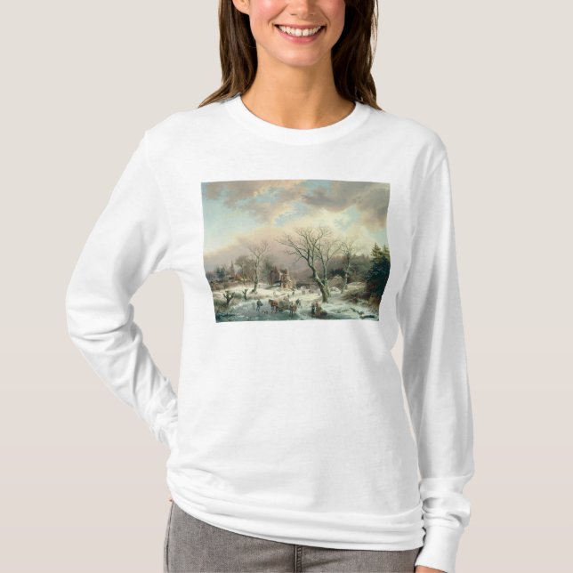 Winter Scene T-Shirt (Front)