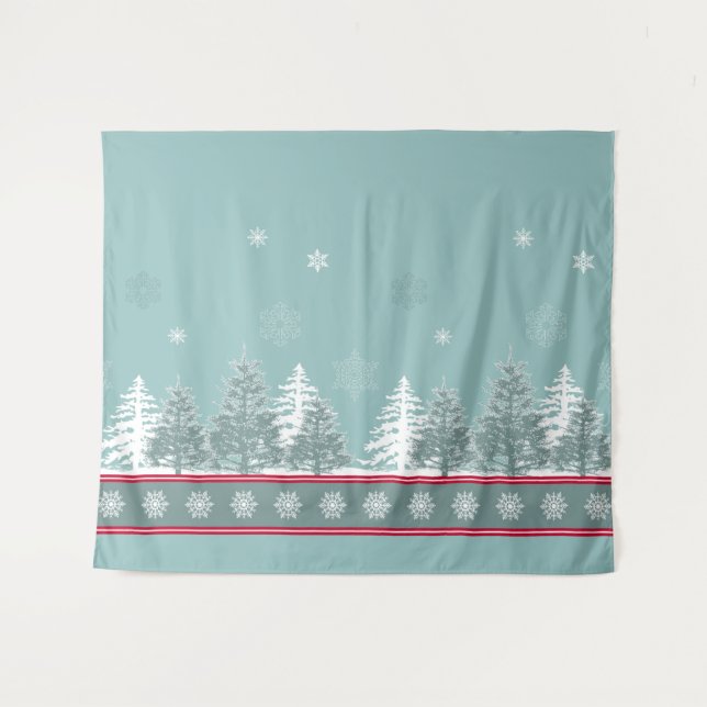 Winter scene tapestry (Front (Horizontal))
