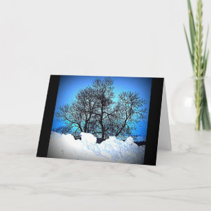 Winter Scene Thinking Of You Card
