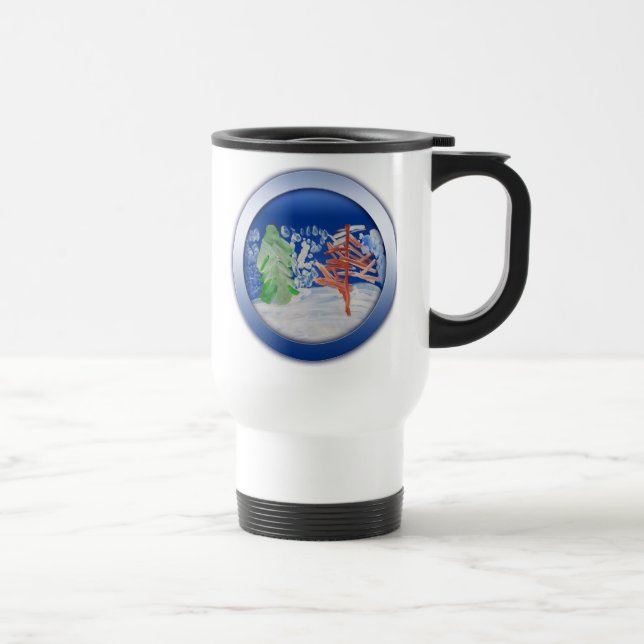 Winter Scene Travel Mug (Right)