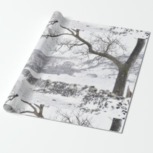 Winter Scene Wrapping Paper