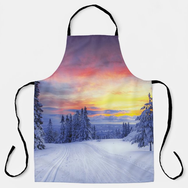 Winter scenery  apron (Front)