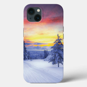 Winter scenery iPhone 13 case