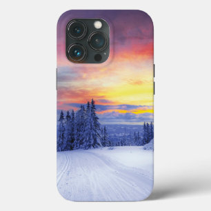 Winter scenery iPhone 13 pro case