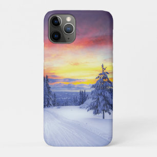 Winter scenery iPhone 11 pro case