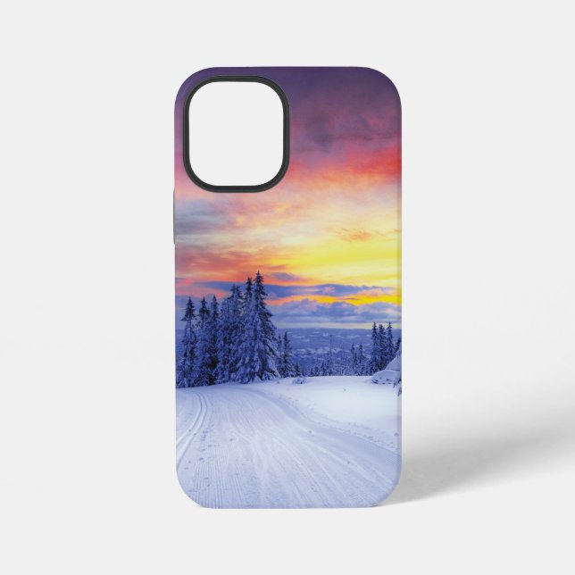 Winter scenery   iPhone case (Back)