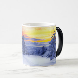 Winter scenery  magic mug