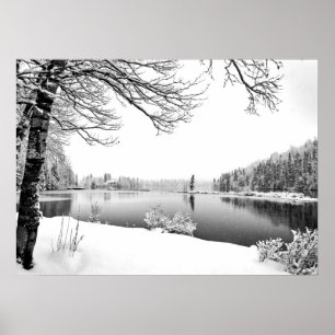 winter scenery poster