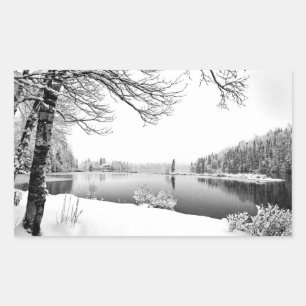 winter scenery stickers