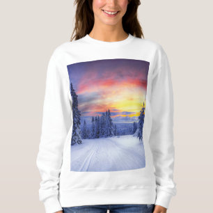 Winter scenery   sweatshirt