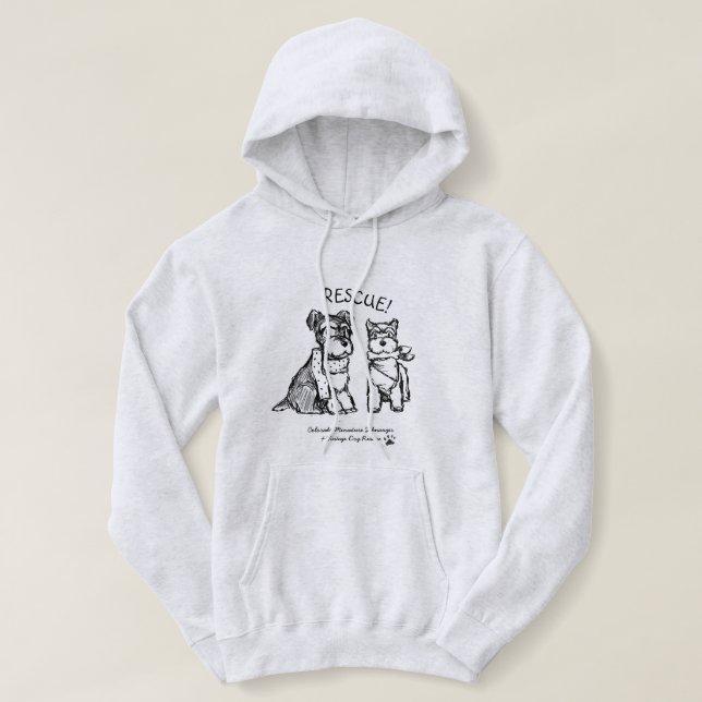 Winter Schnauzers - Light Hoodie (Women) (Design Front)