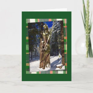 "Winter Sculpture Note Card" Holiday Card