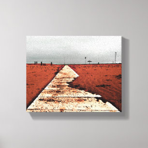 Winter sea canvas print