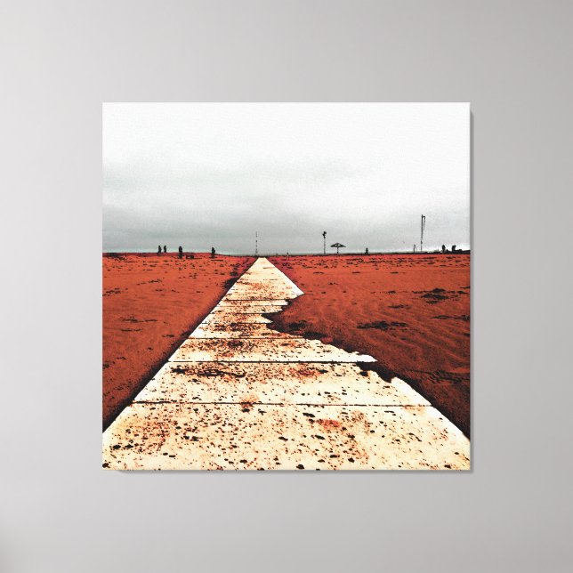 Winter sea canvas print (Front)