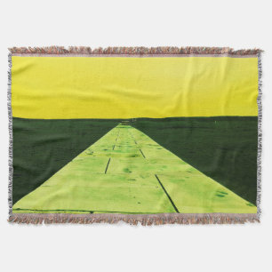 Winter sea throw blanket