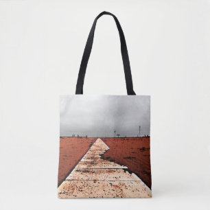 Winter sea tote bag