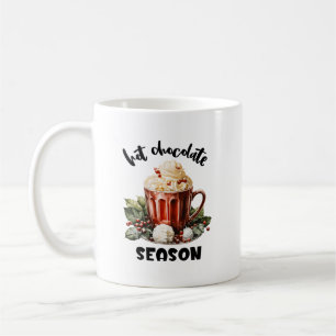 Winter Season cocoa word art Coffee Mug