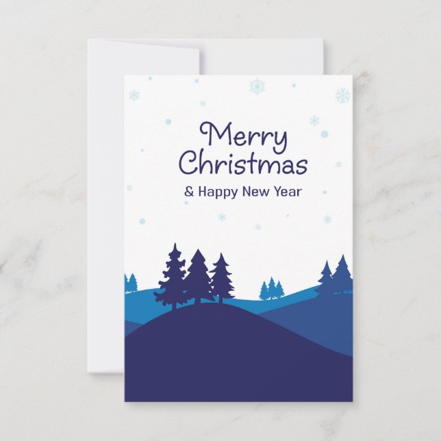 Winter season design. card (Front)