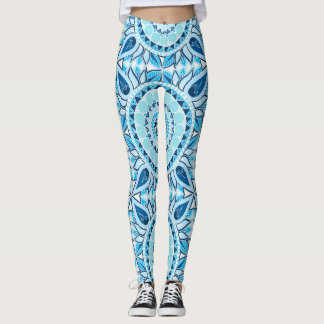 Winter Season Mandala Leggings
