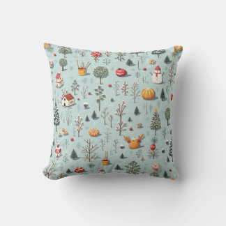 Winter season pillow