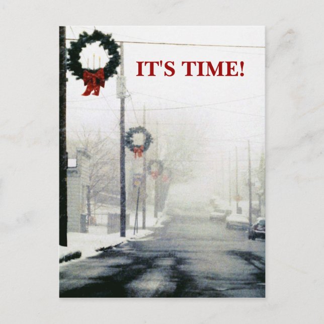 Winter Season Promotions Appointment Reminder PC Postcard (Front)