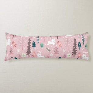 winter season seamless pattern decoration body cushion